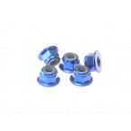 S69244 Tuerca Autoblocante Solapa Aluminio 4mm 5- Azul