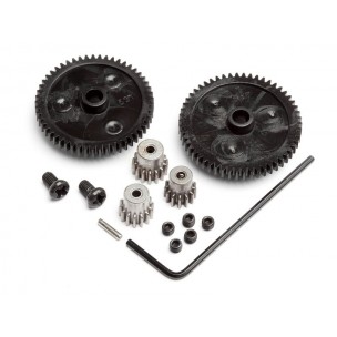 SPUR GEAR SET (2pcs)/PINION GEAR SET (3pcs)