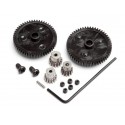 SPUR GEAR SET (2pcs)/PINION GEAR SET (3pcs)