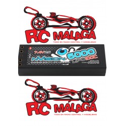 BATERIA LIPO 2S FACTORY PRO 6000-100C-7.4V -TUBES (308g)