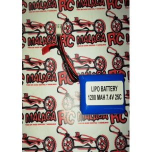 BATERIA LIPO 1200MAH 7.4V 25C