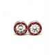 Beadlock Wheels PT- Ecohole Silver/Red 1.9 (2 Pcs)