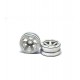 Beadlock Wheels PT- Wave Silver/Silver 1.9 (2 Pcs)