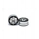 Beadlock Wheels PT- Slingshot Silver/Black 1.9 (2 Pcs)