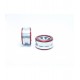 Beadlock Wheels PT- Wave Silver/Red 1.9 (2 Pcs)