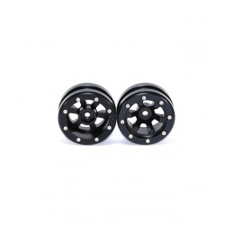 Beadlock Wheels PT- Claw Black/Black 1.9 (2 Pcs)