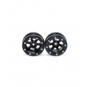 Beadlock Wheels PT- Claw Black/Black 1.9 (2 Pcs)