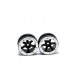 Beadlock Wheels PT- Slingshot Black/Silver 1.9 (2 Pcs)