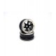 Beadlock Wheels PT- Slingshot Black/Silver 1.9 (2 Pcs)