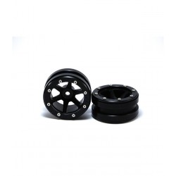 Beadlock Wheels PT-Slingshot Black/Black 1.9 (2 Pcs)