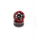  Beadlock Wheels PT- Distractor Black/Red 1.9 (2 Pcs)