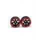 Beadlock Wheels PT- Claw Black/Red 1.9 (2 Pcs)