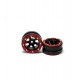 Beadlock Wheels PT- Claw Black/Red 1.9 (2 Pcs)