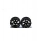 Beadlock Wheels PT- Wave Black/Black 1.9 (2 Pcs)