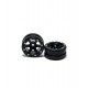 Beadlock Wheels PT- Wave Black/Black 1.9 (2 Pcs)