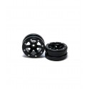 Beadlock Wheels PT- Wave Black/Black 1.9 (2 Pcs)