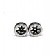 Beadlock Wheels PT- Wave Black/Silver 1.9 (2 Pcs)