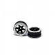 Beadlock Wheels PT- Wave Black/Silver 1.9 (2 Pcs)