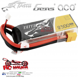 TATTU 2300mAh 11.1V 45C 3S1P Batería de lipo con XT60