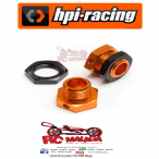 5MM HEX WHEEL ADAPTERS TROPHY BUGGY (ORANGE/BLACK