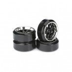 2510042 Wheel Set Drift LP Comb/Profile C" Black/Chrom