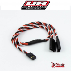 "Y" CONECTOR FUTABA CABLE TRENZADO (30CM)