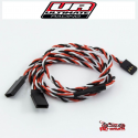 "Y" CONECTOR FUTABA CABLE TRENZADO (60CM)