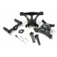 Body mounts, front & rear/ body mount posts, front & rear/ 2