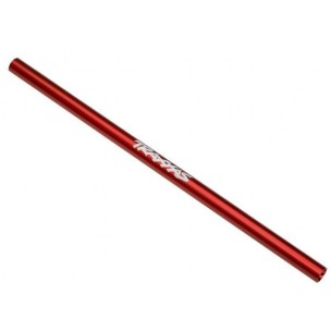 Eje de transmisión, centro, aluminio 6061-T6 (anodizado rojo) (189 mm)