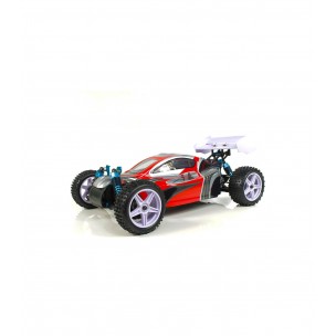 COCHE RC XSTR PRO HSP 1/10 BRUSHLESS LIPO 2,4GHZ 4WD ROJO-PLATA