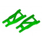 Suspension arms, green, front/rear (left & right) (2) (heavy duty, cold weather