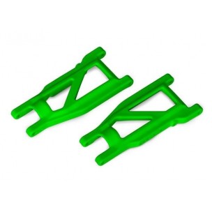 Suspension arms, green, front/rear (left & right) (2) (heavy duty, cold weather