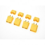 Connector - XT-90H - w/ Cap - Gold Plated - Male + Female