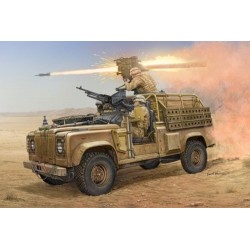 Maqueta Land Rover WMIK with MILAN ATGM