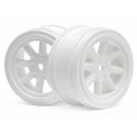 Spoke Wheel 26mm White 0mm Offset