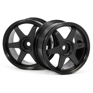 TE37 Wheel 26mm Black 0mm Offset