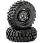 Tire set Crawler 96mm black scale rim