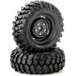 Tire Set Crawler 106mm black scale rim