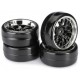 Wheel Set Drift LP" Comb/Profile Black 1:10