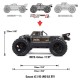 1/10 OUTCAST 4X4 4S V2 BLX STUNT TRUCK RTR, GUNMETAL