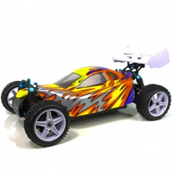 COCHE RC XSTR PRO HSP 1/10 BRUSHLESS LIPO 2,4GHZ 4WD ZUL-AM-PL