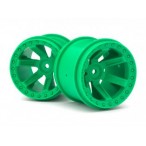 Rueda Quantum MT de 2,8" (verde/2 piezas)