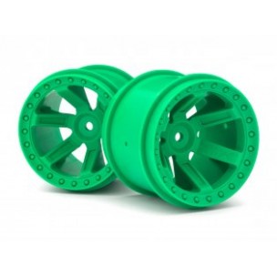 Rueda Quantum MT de 2,8" (verde/2 piezas)