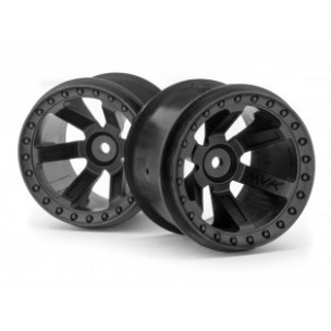 Rueda Quantum MT de 2,8" (negra/2 piezas)