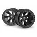 Rueda Quantum MT de 2,8" (negra/2 piezas)