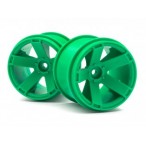 Rueda Quantum XT de 2,8" (verde/2 piezas)