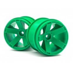 Rueda Quantum XT de 2,8" (verde/2 piezas)