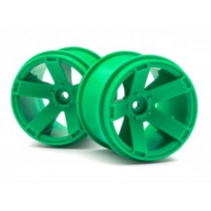 Rueda Quantum XT de 2,8" (verde/2 piezas)