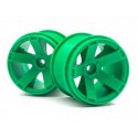 Rueda Quantum XT de 2,8" (verde/2 piezas)