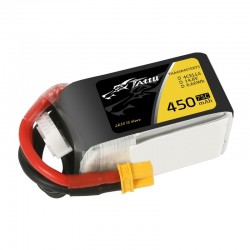 TATTU FUNFLY SERIES 450 mAh 14.8V 75C 4S1P WITH XT30-